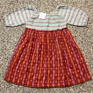 LALI Kids Mixed Print Mallory Dress - 100% Cotton